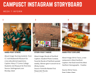 Content Marketing Expertise: Social Media Storyboard to Engage College Students
